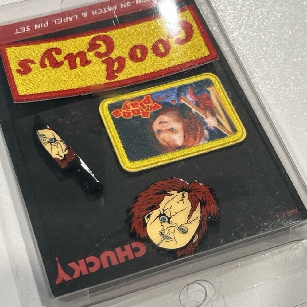 Chucky Good Guys Patch and Pin Set